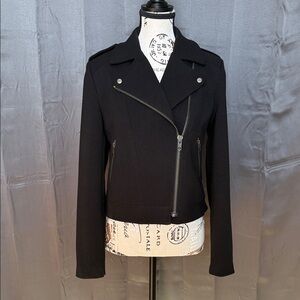 Catherine Malandrino Black Moto Jacket